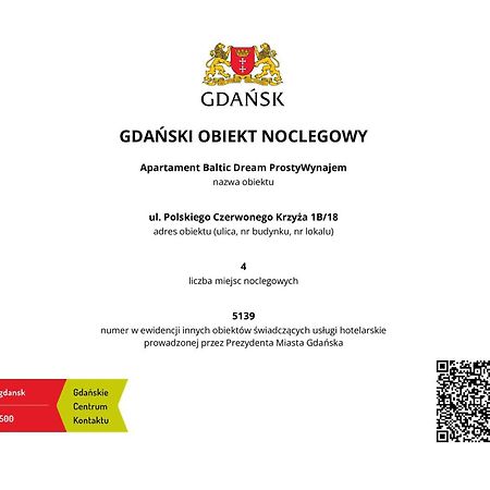 Apartament Baltic Dream Prostywynajem Gdansk Brzezno Exteriér fotografie